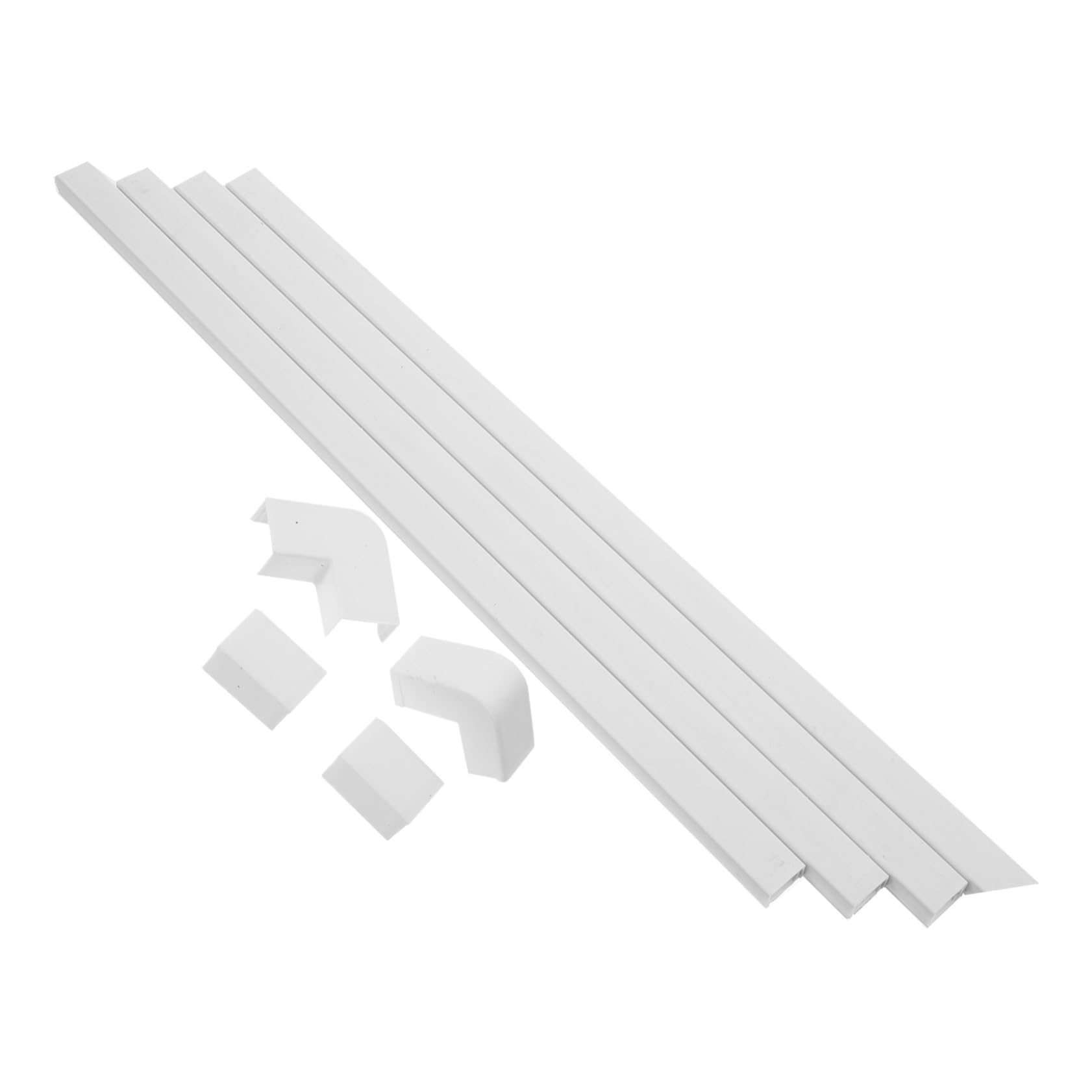 5 Set Canalina Passacavi per Tv Copricavi Muro per Kit per Organizzazione Facile Installazione e Design Ergonomico