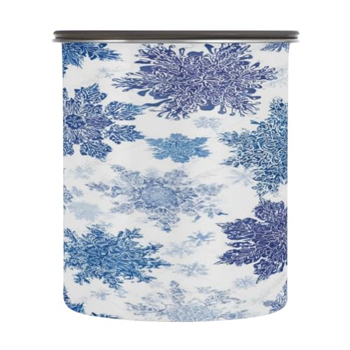 Contenedor para café azul con tapa hermética 900ml