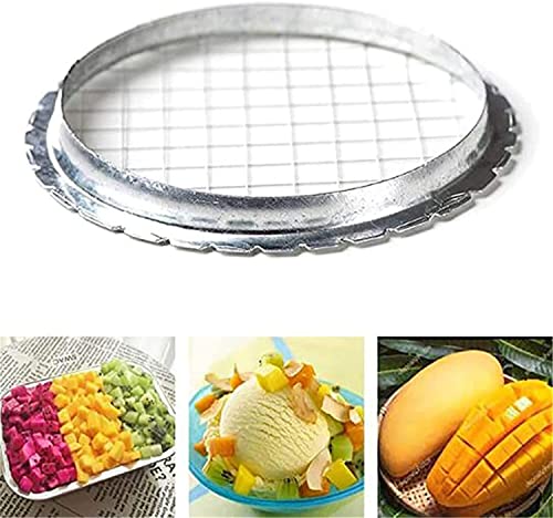 Stainless Steel Mashed Potato Hand Squeezer Mesh Shape Round Egg Slicer Mushrooms Cutter Chopper Kitchen Cooking Tool Deft Design - Image 2