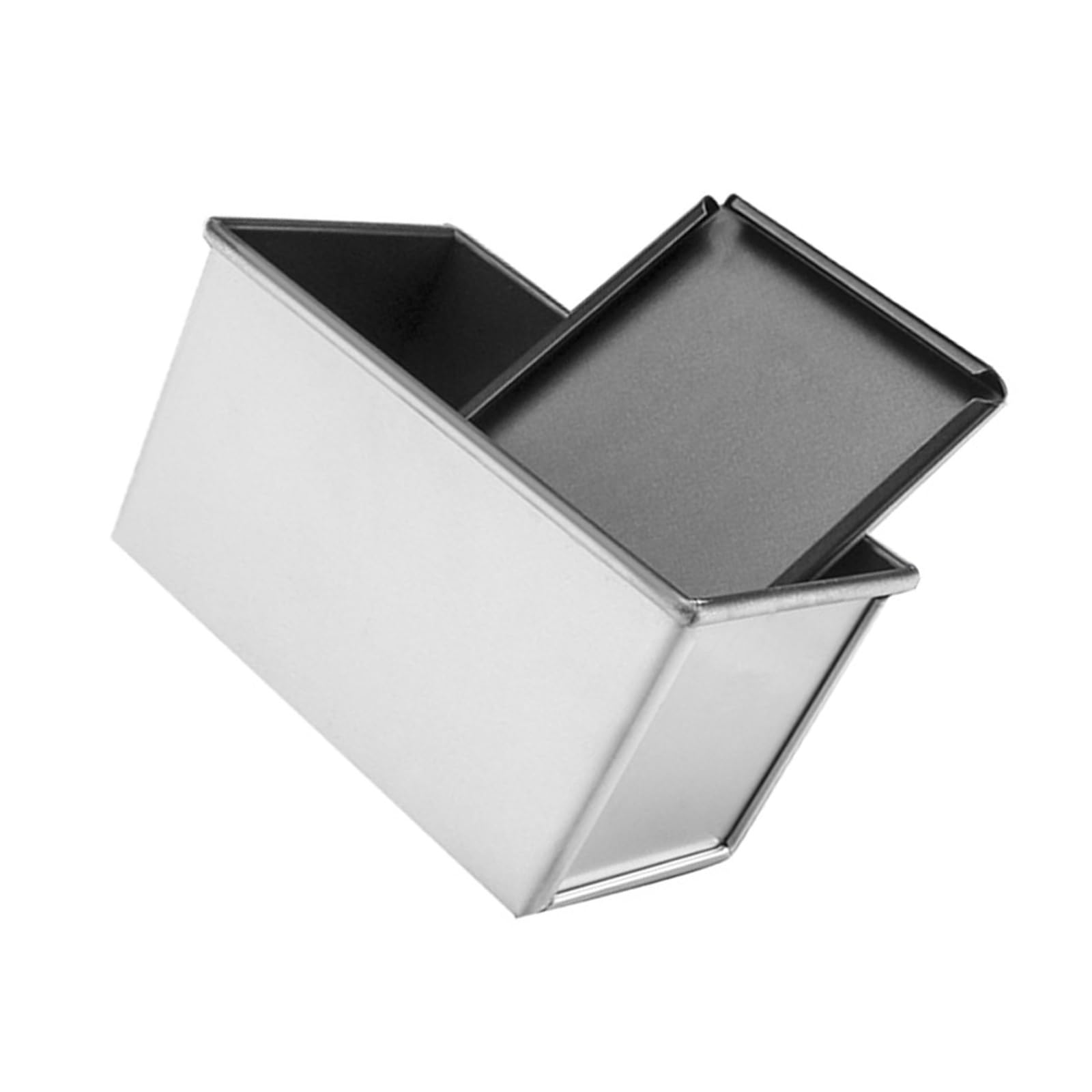 Teglia per toast in alluminio di alta qualità con coperchio quadrato per risultati uniformi e rimozione degli alimenti in alluminio toast Pan con coperchio