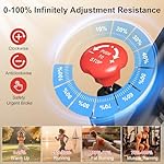 Exercise Bike for Home – 350LB Indoor Cycling Bike, Silent Stationary Spin Bike with App Sync, Adjustable Seat, LCD Monitor, Smooth & Quiet for Cardio Workout - Image 4