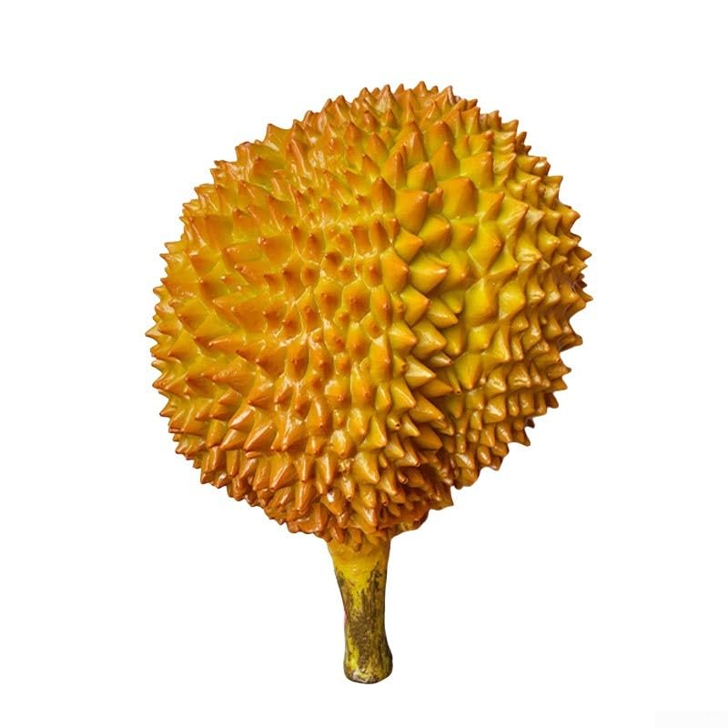 HEBEOT Décoration en Durian synthétique pour la maison, le jardin et la table, fruits artificiels réalistes légers et durables pour fête ou décoration...