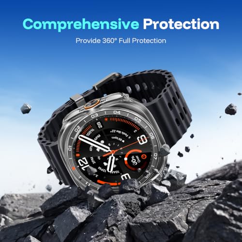 Image of Misxi 2-Pack Case with Screen Protector for 47mm Galaxy Watch Ultra 2