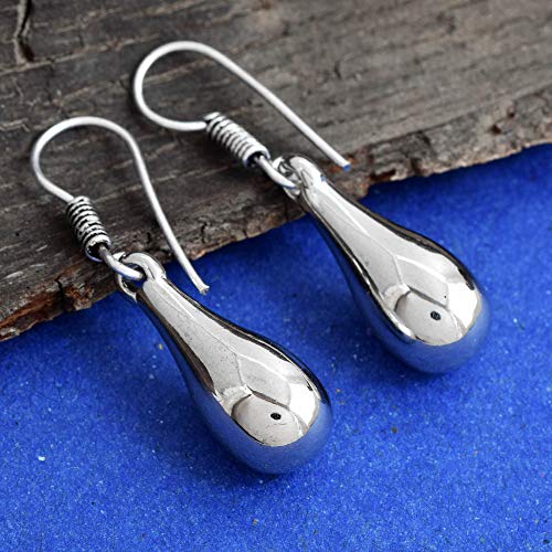 Brass Tear Drop Dangle Earrings