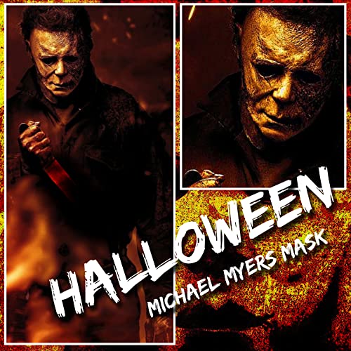 Tqtyoy Michael Myers Mask 2021 Halloween Horror Scream Cosplay Costume Scary Halloween Mask.(Myers Mask 2021) #TOP5