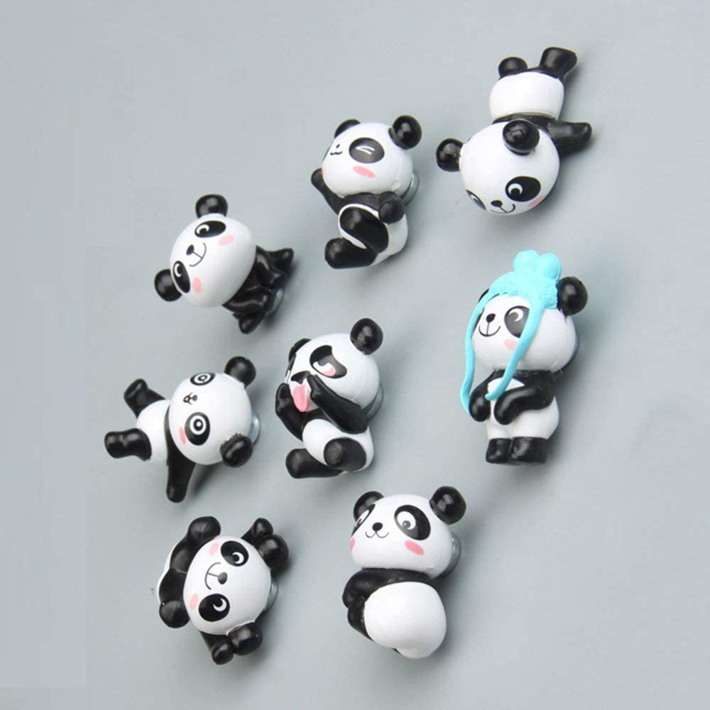Magneti Frigo A Forma Di Panda – Set Con Clip Per Alimenti E Scatola Magnetica, Per Ufficio, Cucina E Garage
