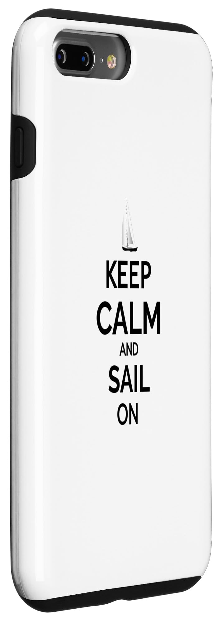 iPhone 7 Plus/8 Plus KEEP CALM AND SAIL ON Case - Image 3