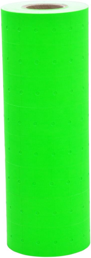 Fluorescent Green Labels to fit XL Pro® 1A, 1B, and 21B-1 Price Guns 16 Pack (Free Ink roll Included)