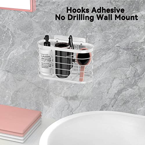 Hair Dryer Holder 3 In 1 Hair Tool Organizer Djustable Height Wall Mounted/Cabinet Door Bathroom Organizer Under Sink For Hair Dryer, Flat Irons, Curling Wands, Hair Straighteners #TOP1
