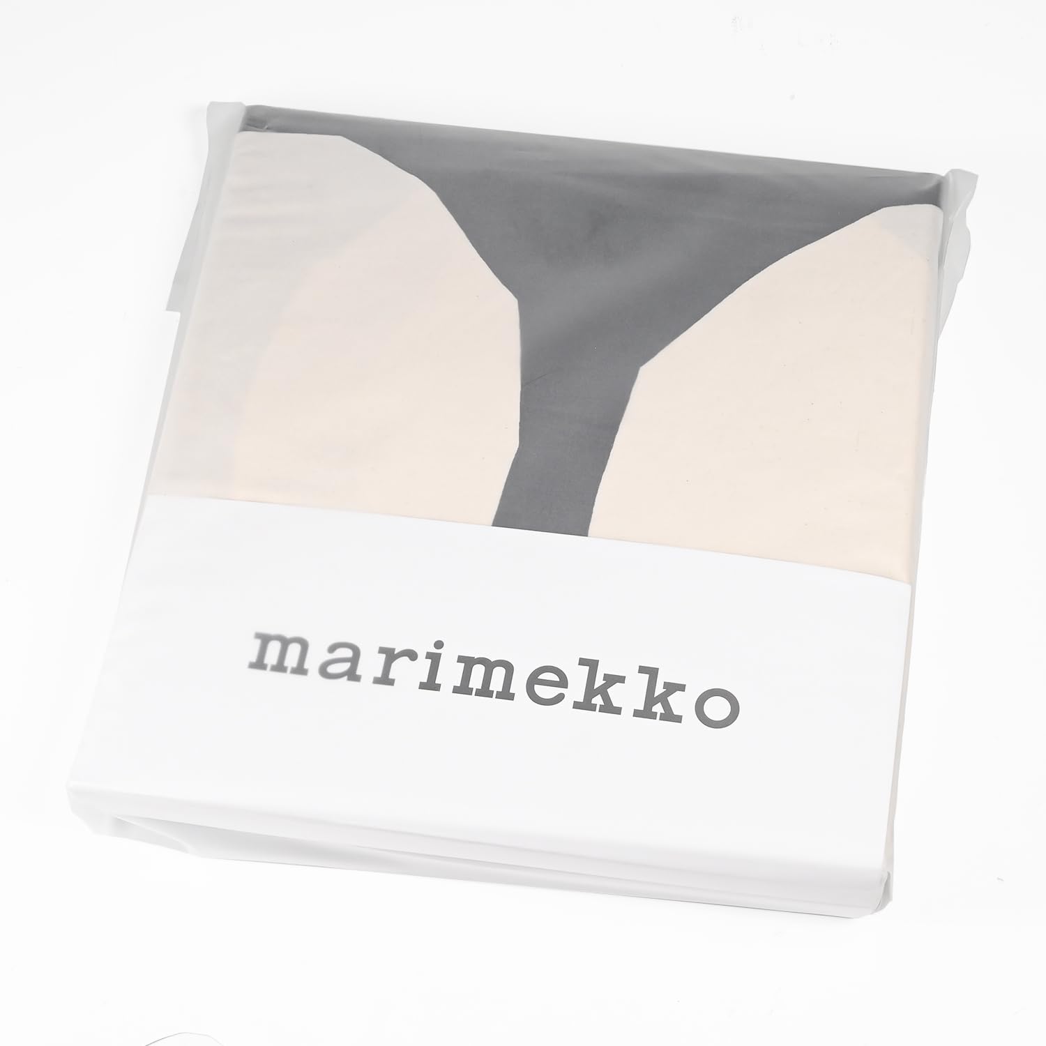 Amazon｜マリメッコ キヴェット柄 掛け布団カバー （チャコール×オフ