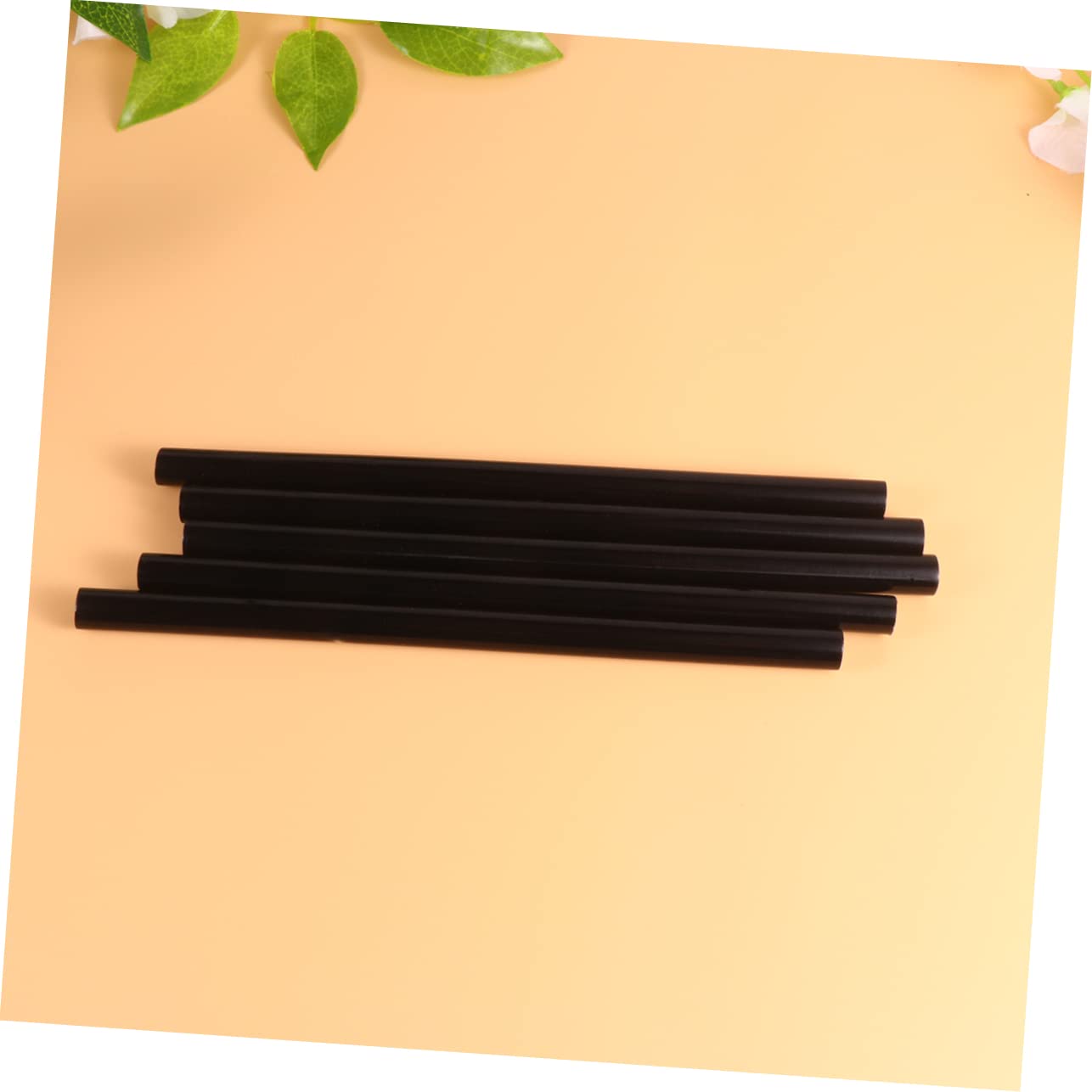 Housoutil 24PCS Black Hot Glue Sticks Adhesive Rods for DIY Projects Office Store Use Strong Adhesion Quick Melting No Odor for Crafting Repairs