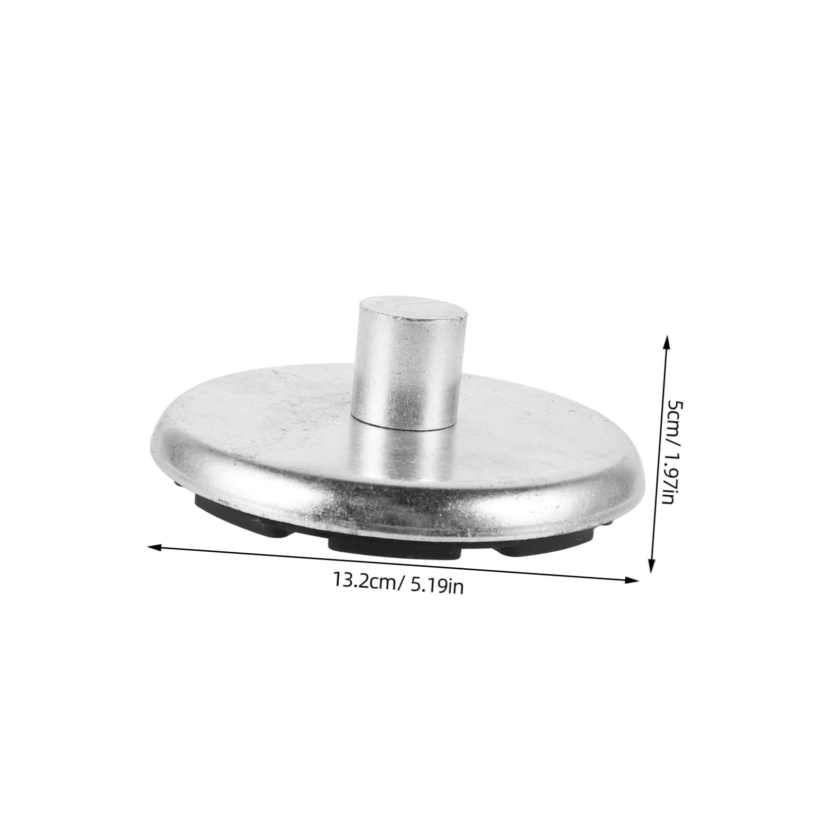 Cabilock Almohadilla para Soporte de Gato Hidráulico de 3 Toneladas, Material Acero y Nylon, Distribuye Presión Uniformemente y Fácil de Almacenar