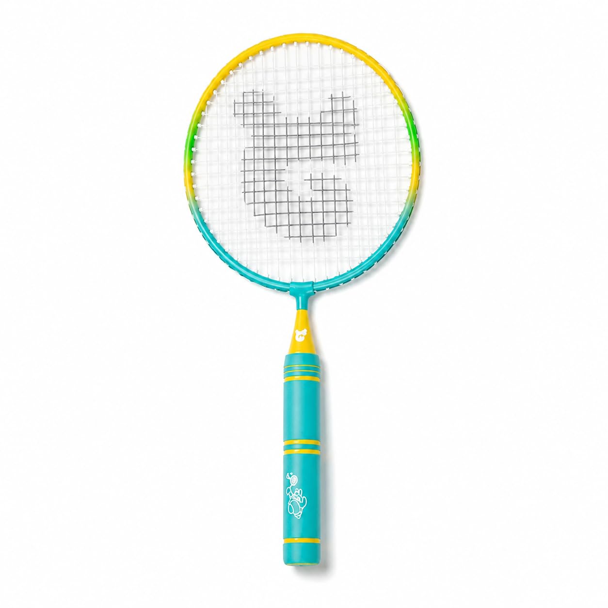 Badminton Schläger Set für 3-12 Jahre – 2 Federballschläger aus Metall für Anfänger