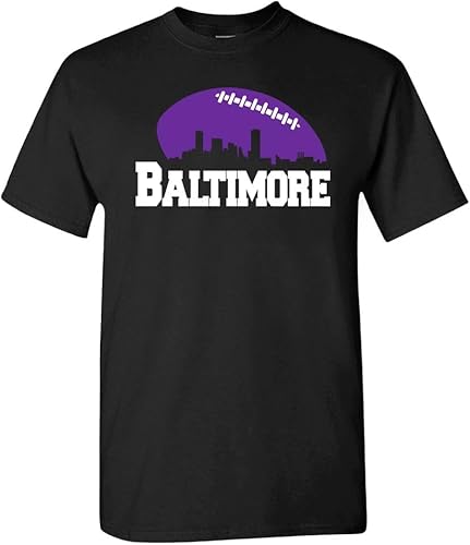 Miniatura 23 de Xtreme Apparrel City Skyline - Camiseta de hombre para los aficionados al fútbol americano