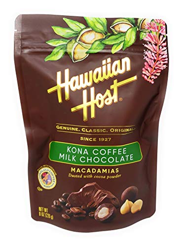 Hawaiian Host Kona Coffee Milk Chocolate Macadamia Nuts - 7 oz Bag image 3