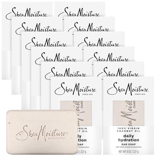 Shea Moisture Moisturizing Body Wash Bar Soap, Cleansing Skin Care to Soften and Restore...
