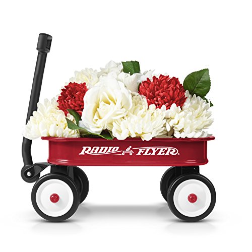 8. Bild von Radio Flyer Little Red Toy Wagen, Kleiner Spielzeugwagen zum Ausstellen, 36 Zentimeter lang