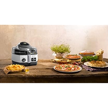 DeLonghi FH1394/2 MultiFry Heißluftfritteuse Extra Chef, 1400 W, weiß – Bild 4