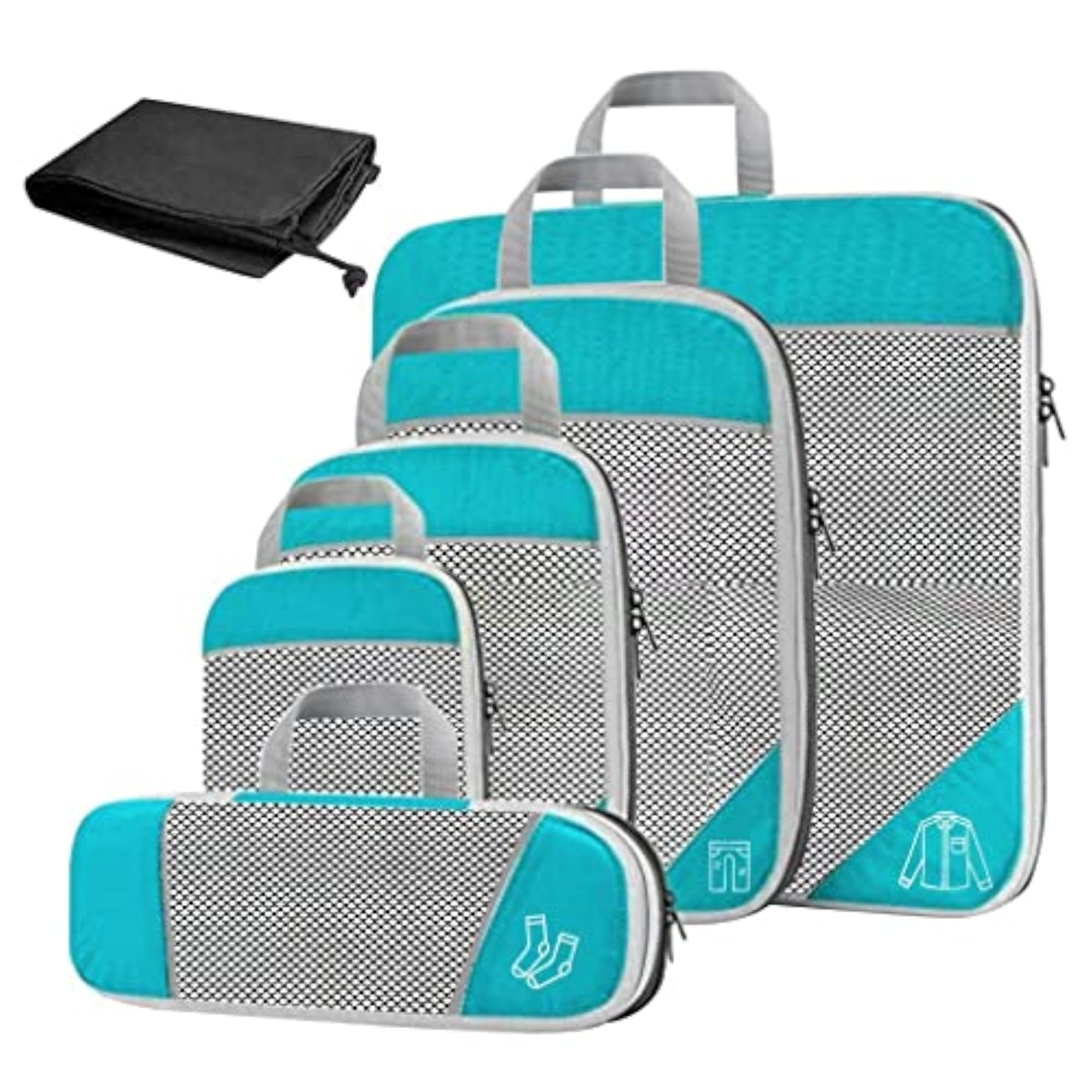 Lightweight Compression Packing Cubes for Easy Access