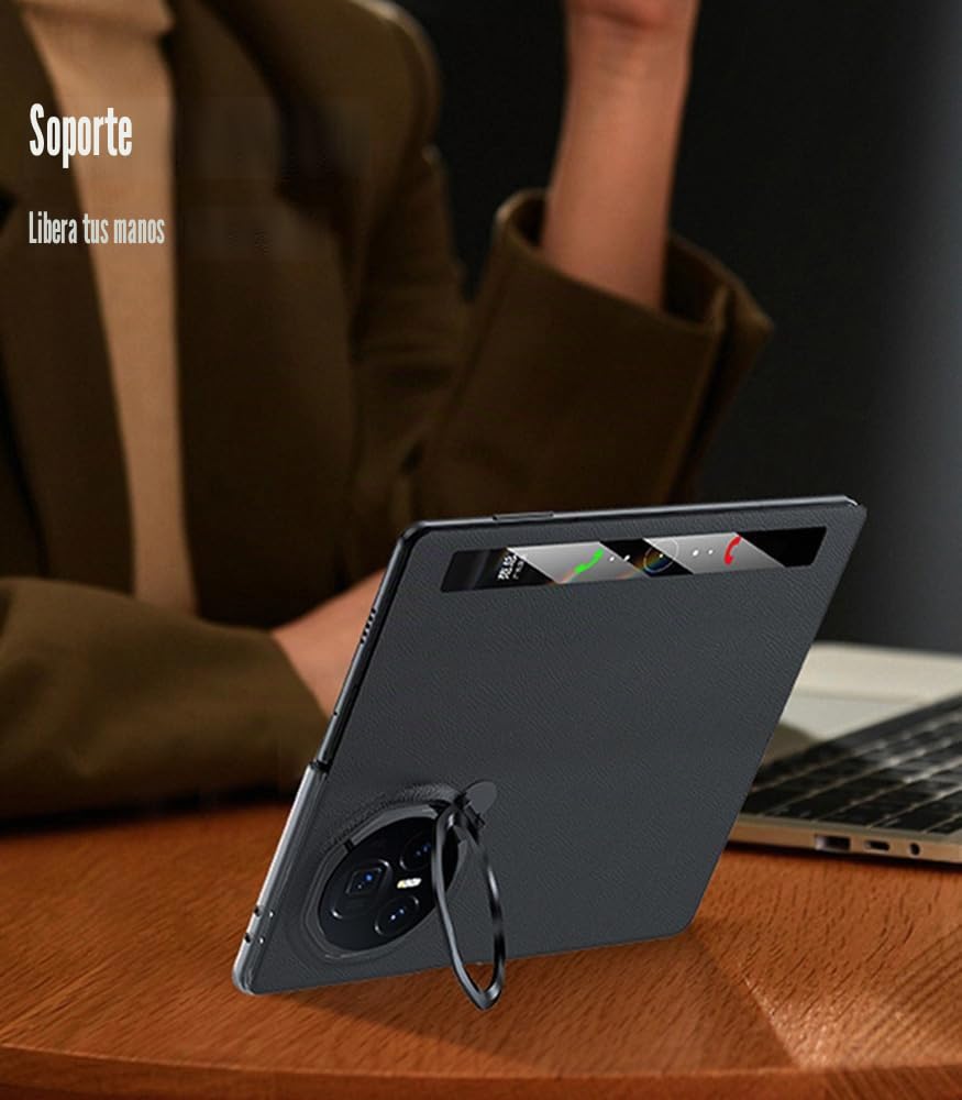 Funda de Piel para Honor Magic V3. Cierre Magnético. Carcasa de Cuero Inteligente/Funda para Magic V 3. Estuche para Teléfonos Móviles