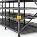 Column Wrap Protector for Warehouse Shelves - Beam Collision Guard Plastic Post Safety Cover for Forklifts Garage Industrial Storage Shelving Uprights Yellow