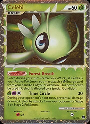  Pokemon Celebi Prime 92/102 Hs Holofoil Trionfante
