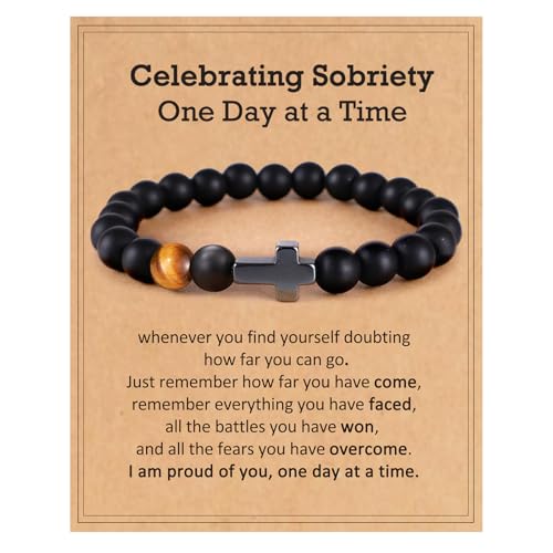 Sobriety Gifts for Men Women Anti Alcohol Bracelet
