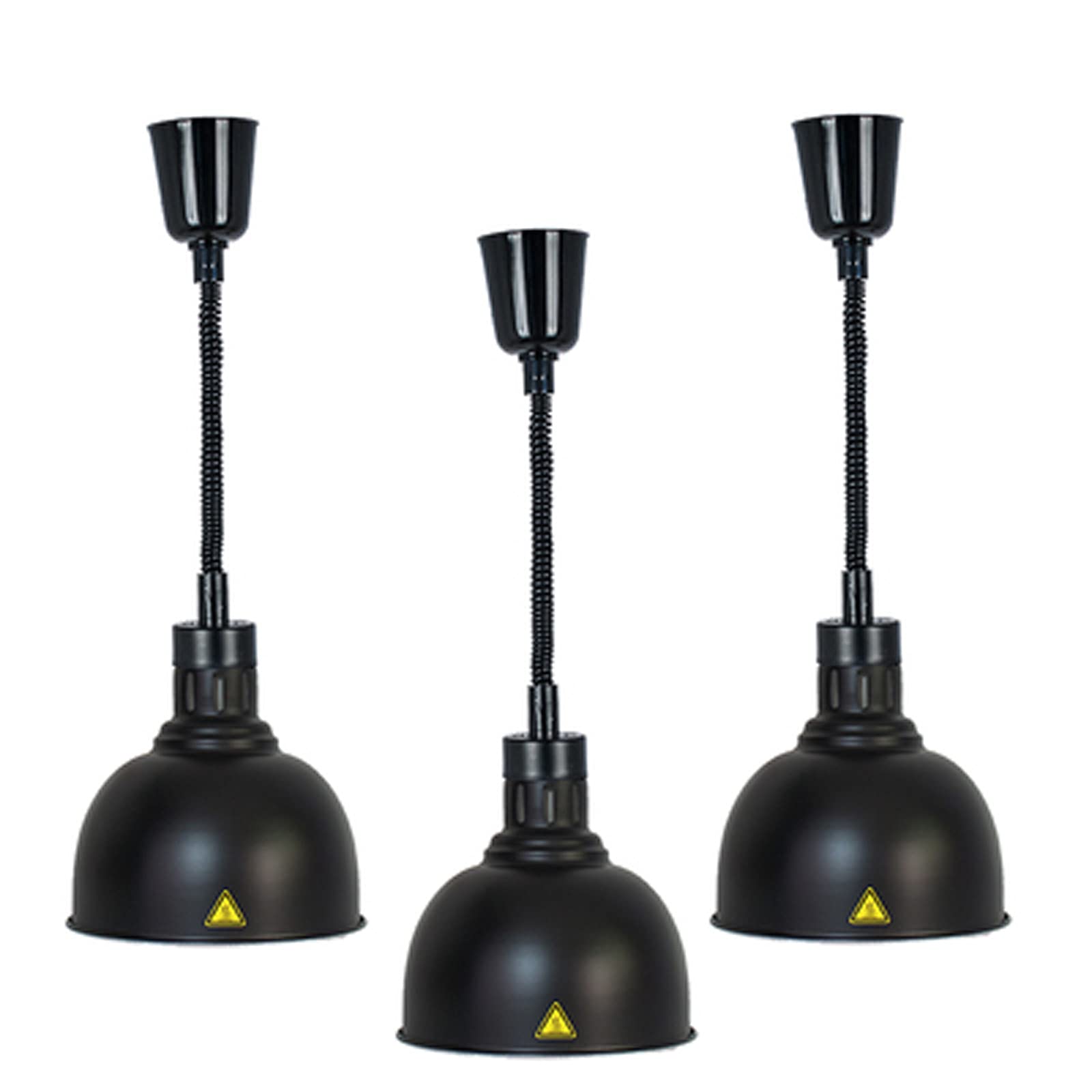 Komercyjna Lampa Grzewcza Do Żywności, Chowana Lampa Grzewcza Do Żywności, Podgrzewacz Żywności O Dużej Mocy, Wyposażenie Kuchni Hotelowej I Restauracyjnej, 110 V, 250 W, Czarny, 3 Elementy Dekoracyj