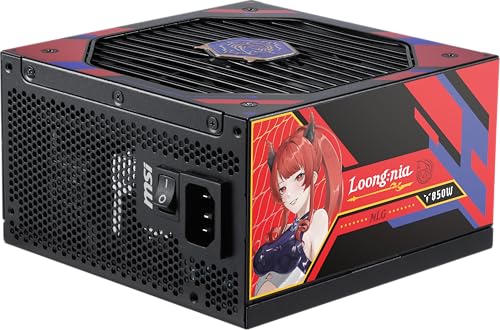 Image of MSI A850GLS MLG Edition, Fully Modular Compact Gaming 850W Power Supply, 80+ Gold, ATX 3.1 & PCIe 5.1 Ready, Native Dual-Color 12V-2x6 Embossed Jacket Cables, Low-Noise,10 Year Warranty