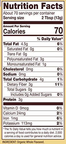 Image of Bob's Red Mill Organic Flaxseed Meal, 32oz (4 Pack)