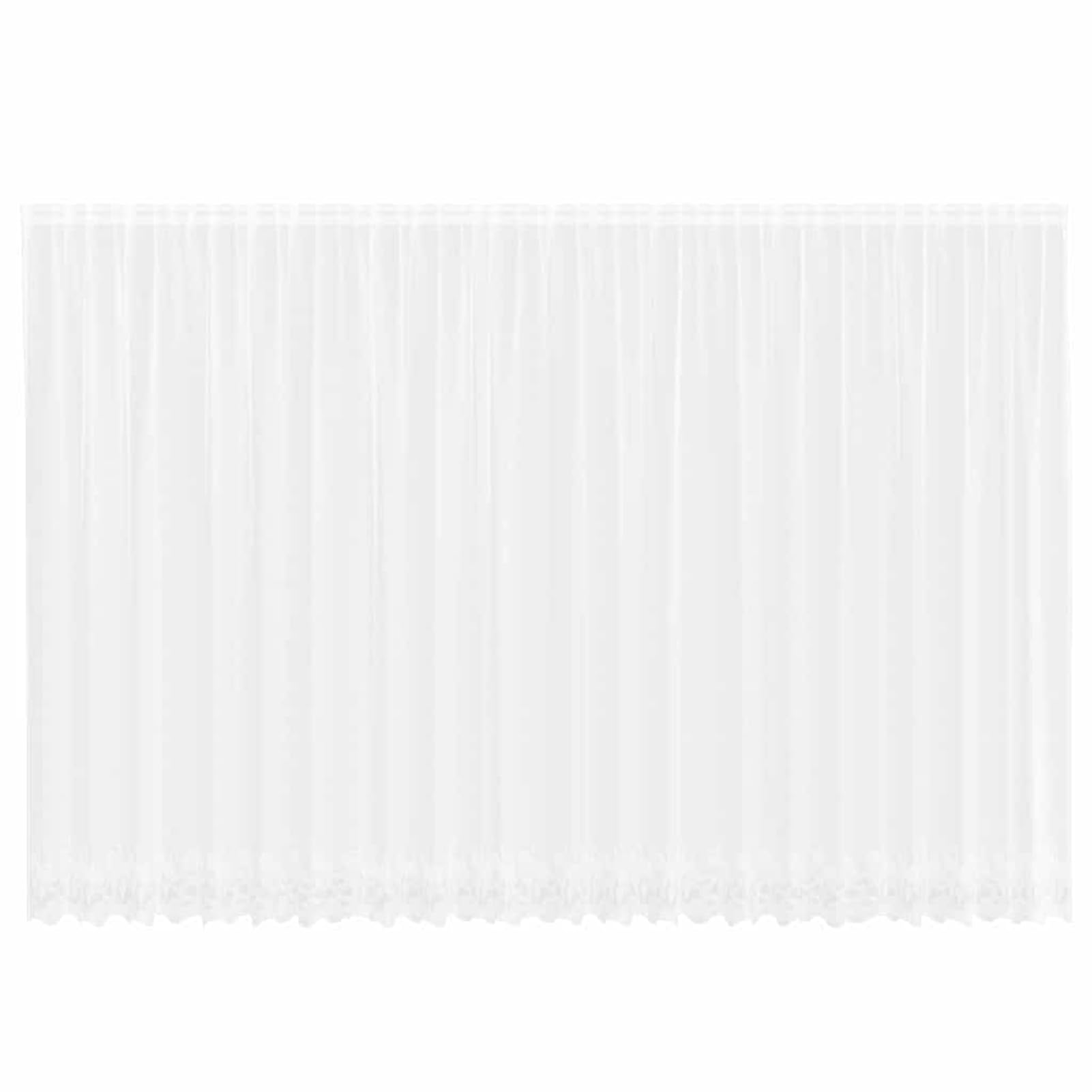 Gecheer Tenda in Pizzo con Tende Floreale Bianco 600 x 200 cm PoliestereTende Moderne