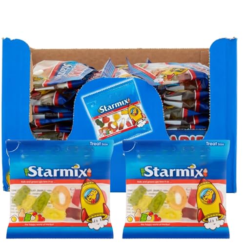 100 Pack Sweet Mini Bags Multipack Bulk Sweets Hamper Made For Kids Birthday Parties, Christmas Party Bags, Halloween, Easter (Starmix 100Pack) 100 Pack Sweet Mini Bags Multipack Bulk Sweets Hamper Made For Kids Birthday Parties, Christmas Party Bags, Halloween, Easter (Starmix 100Pack)