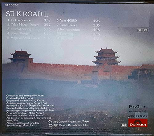Kitaro - Cd Silk Road II - 1980