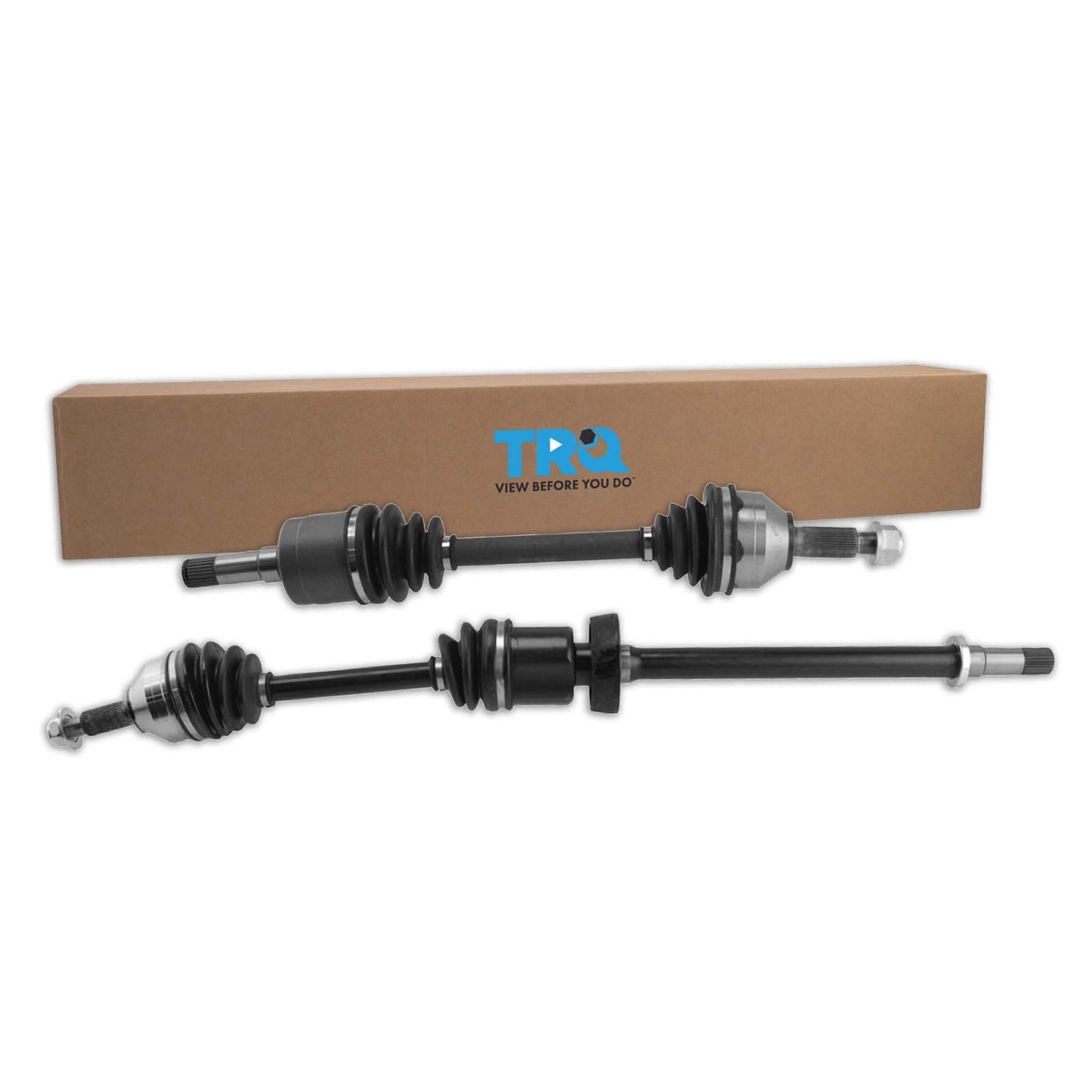 TRQ Front Driver and Passenger Side CV Axle Assembly Set 2 Piece