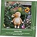 HAKIDZEL Easter Bunny Resin Pendant Charming Animal Sculpture Tree Ornament for Garden Decor Durable Outdoor Decoration for Home and Lawn for All Ages