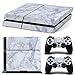 Mcbazel Pattern Serie Decals Vinyl Skin Aufkleber für Original PS4 Only (Not for PS4 Slim/Pro) Marmor