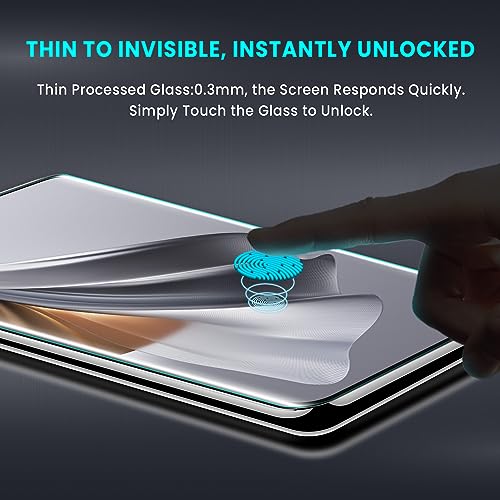 Image of ArmourPro Military Grade UV Tempered Glass Screen Protector Compatible for Oppo Reno 10 Pro , Reno 10 Pro Plus and Reno 10 with Edge to Edge Coverage, Cable Protector and Easy Installation kit (6.7 Inch)