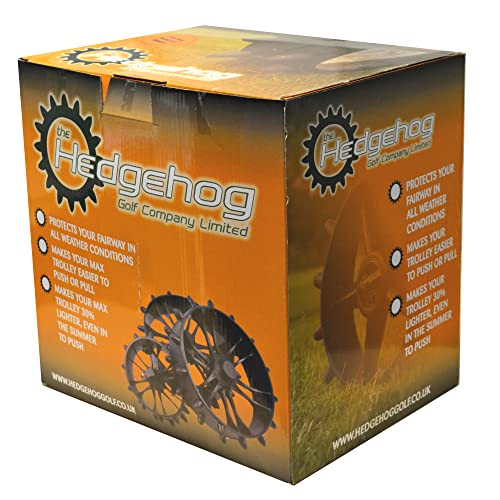 Clicgear Unisex Hedgehog Wheels FÜR Clicgear 8 0 4er-Pack, Schwarz, Einheitsgröße