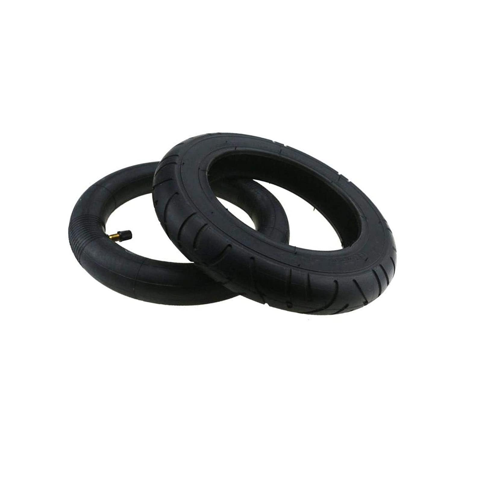 Lot de 2 pneus de rechange en caoutchouc pour trottinette électrique 25,4 cm