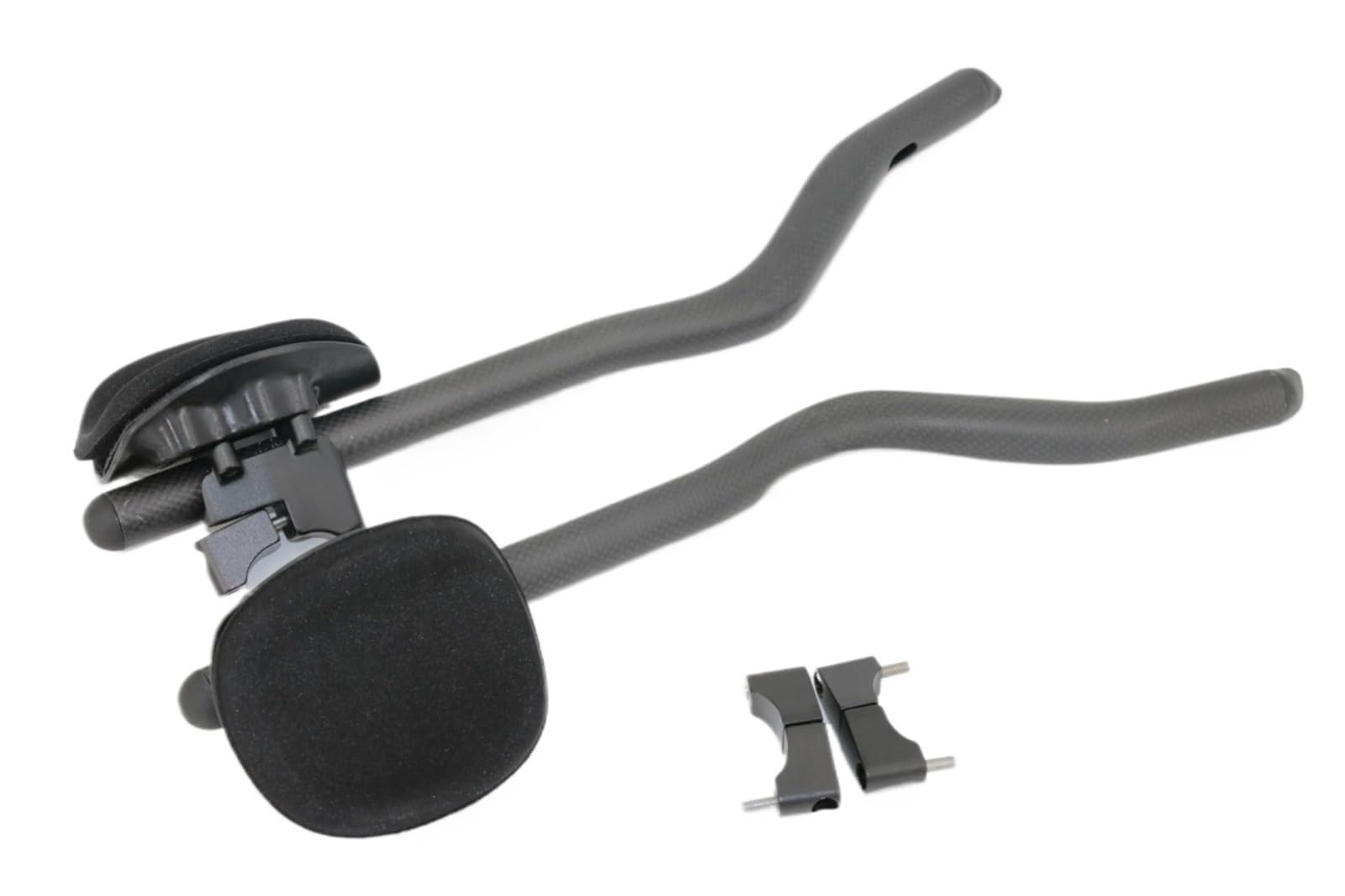 Speziell Geformter Carbon-Fahrradlenker Mit Klemme | 3K-Vollcarbon-Lenker for Straßen-(Matt finish)