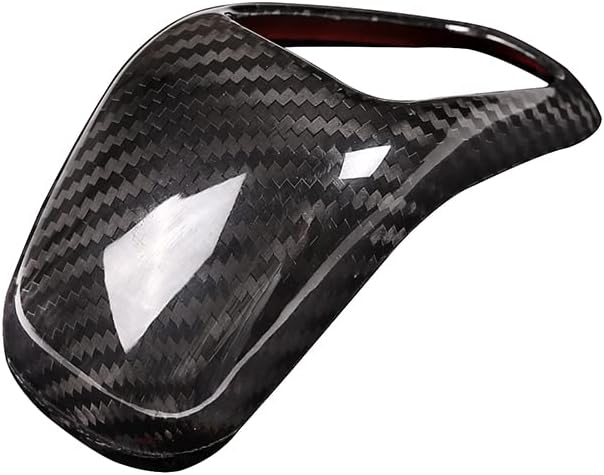 for Porsche Cayenne 2018 2019 2020 Gear Shifter Knob Head Cover Decoration Car Interior Accessories (Black Carbon Fiber)