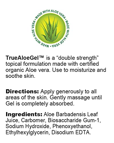 Naturecity Double Strength Aloe Vera Topical Gel - Soothes And Hydrates Irritated Skin - 7.5 Oz. Bottle (Single Bottle) #TOP1