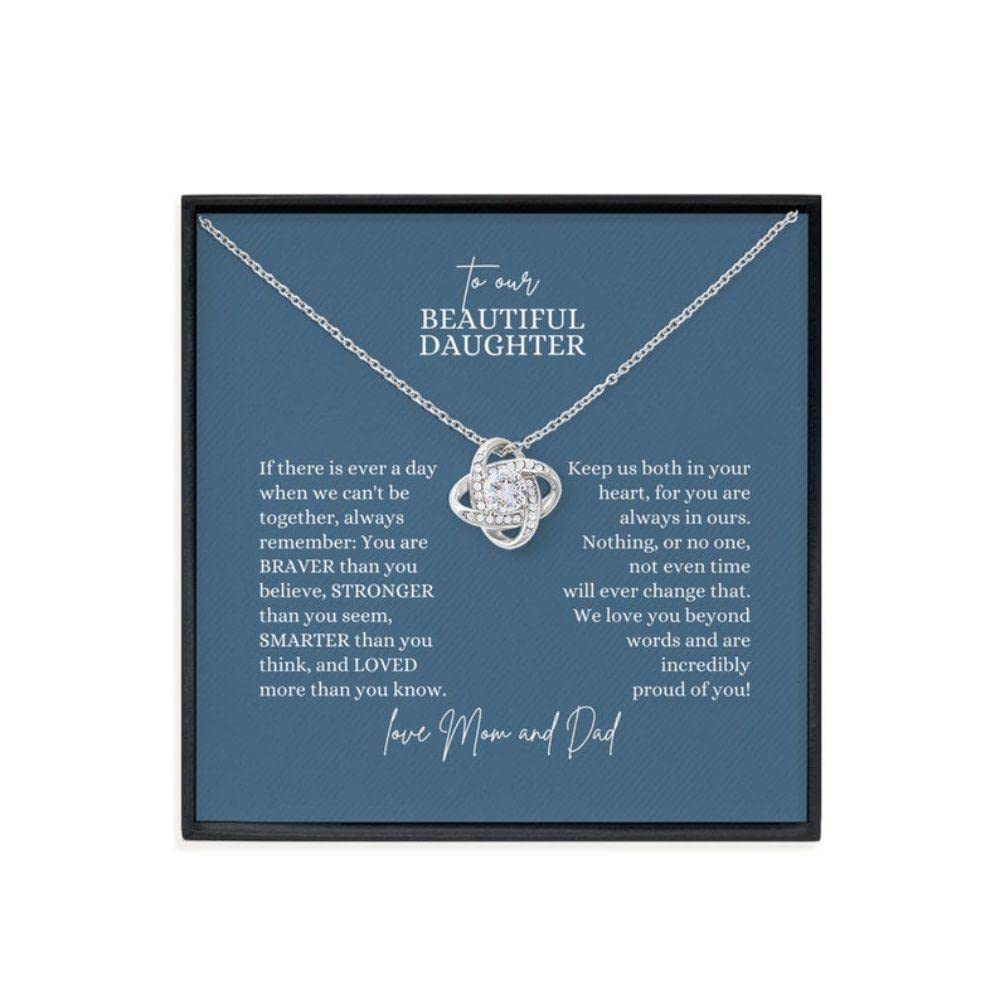 rakva 925 Sterling Silver Gift Daughter Necklace, To Our Daughter Birthday Necklace Gift From Parents, Graduation Necklace From Mom And Dad (B0BZMG1TF9) Amazon Price History, Amazon Price Tracker