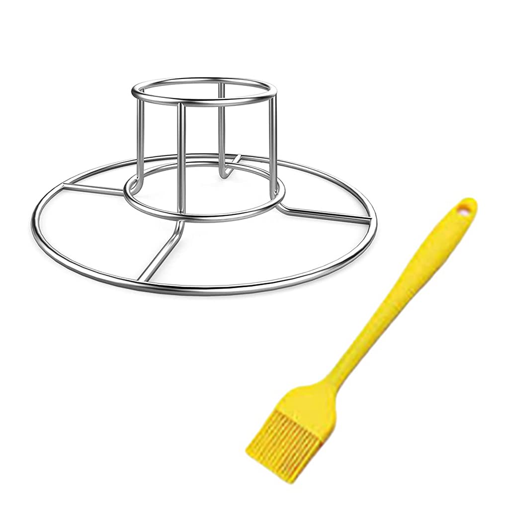 GMBYLBY Vertical Roaster for Grill Smoker Oven Can Chicken Holder Stand Suitable for Roast Turkey Gift Roaster Stand for Grill