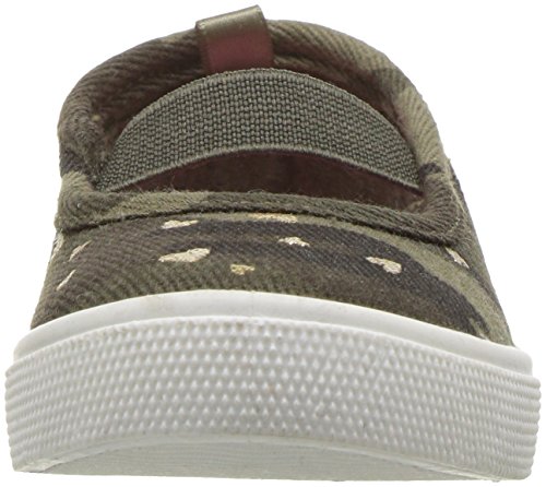 carter's Girls' Briana Print Casual Maryjane Mary Jane Flat, Camo, 6 M US Toddler2