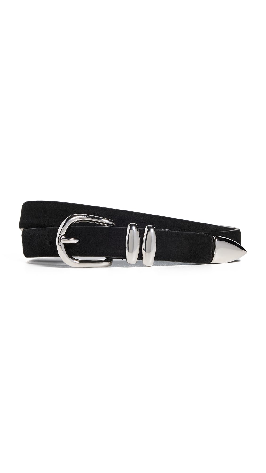 Andersons Womens Skinny Double Fastener Leather Belt
