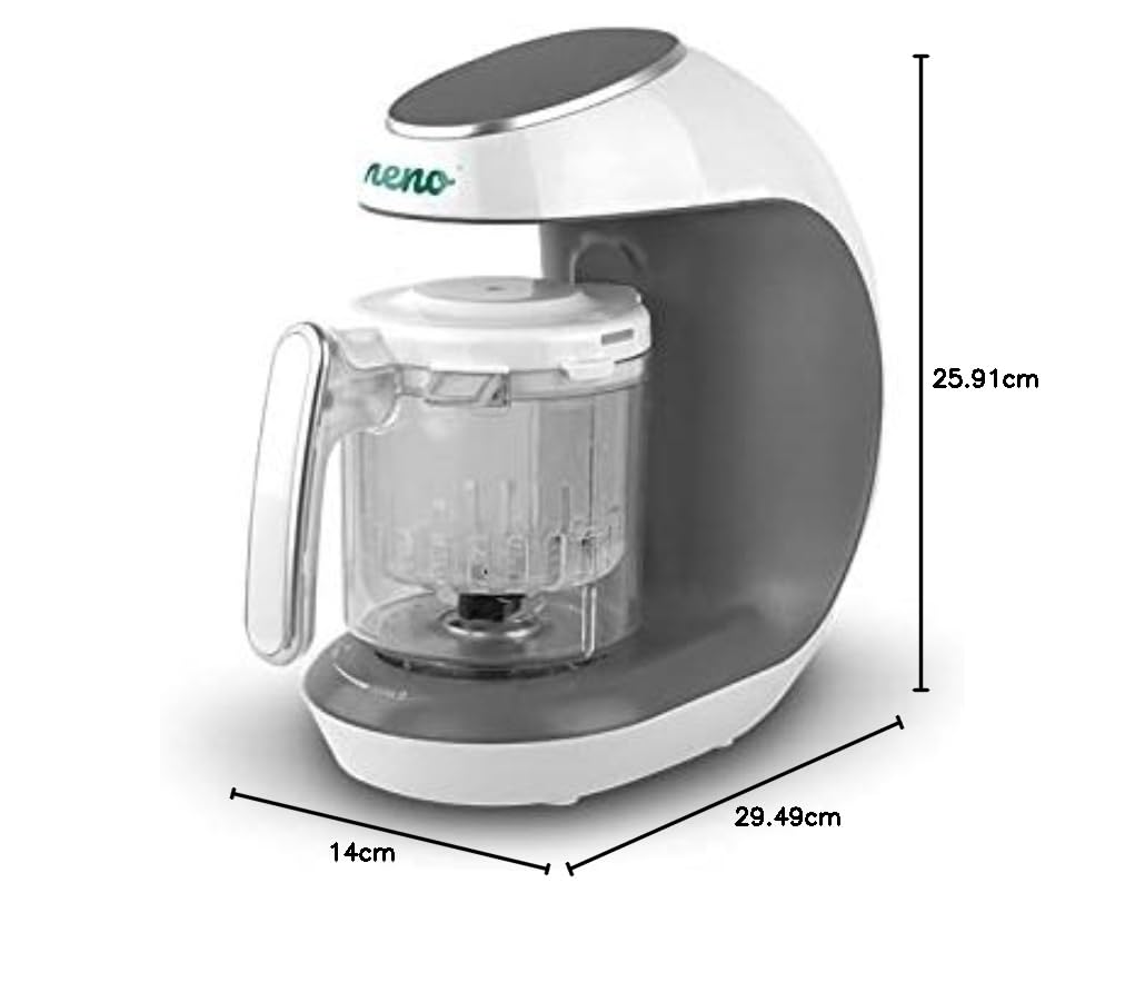 Neno® CIBO 3-in-1-Babynahrungszubereiter, Dampfgaren und Mixen, Touch-Bedienfeld, Selbstreiniger