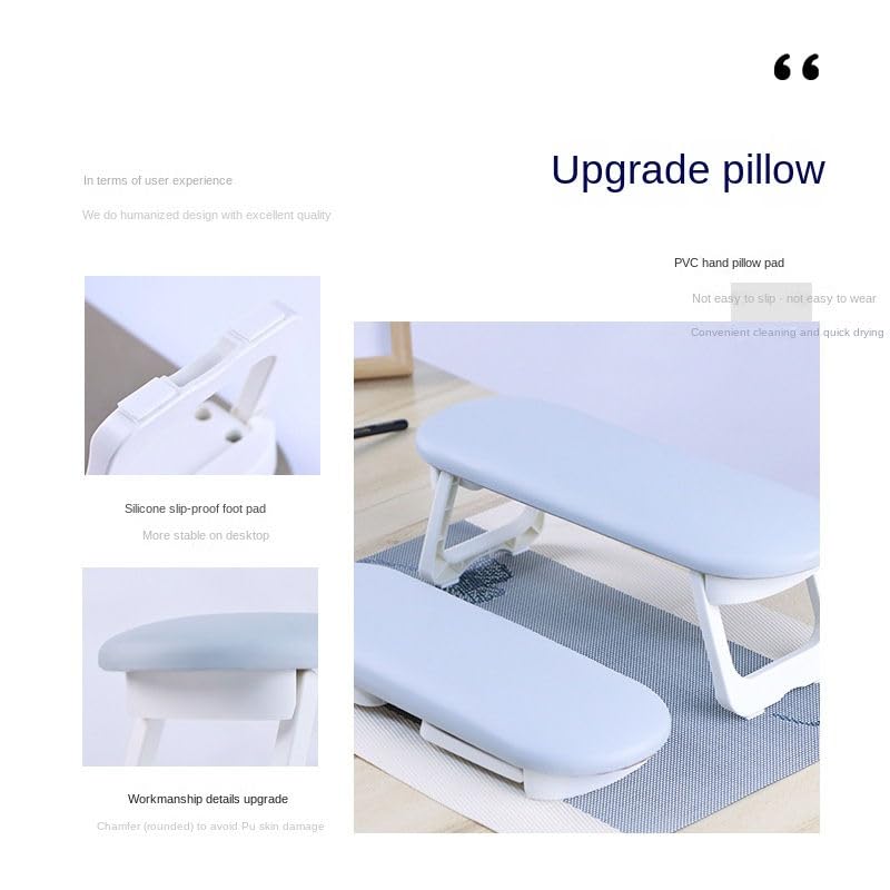 NAILWIND Nail Pillow Hand Rest for Nails, Arm Rest Nail Table for Fingernails and Toenails, Professional Manicure Nail Pillow Hand Rest Stand for Nail Technician Salon Use 2
