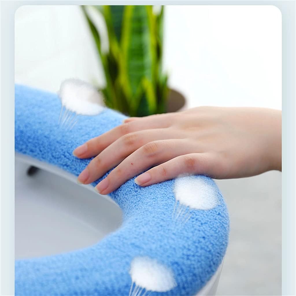 Universal U-Shaped Toilet Seat Cover - Waterproof Button Design for All Seasons - Ideal Household Toilet Lid
