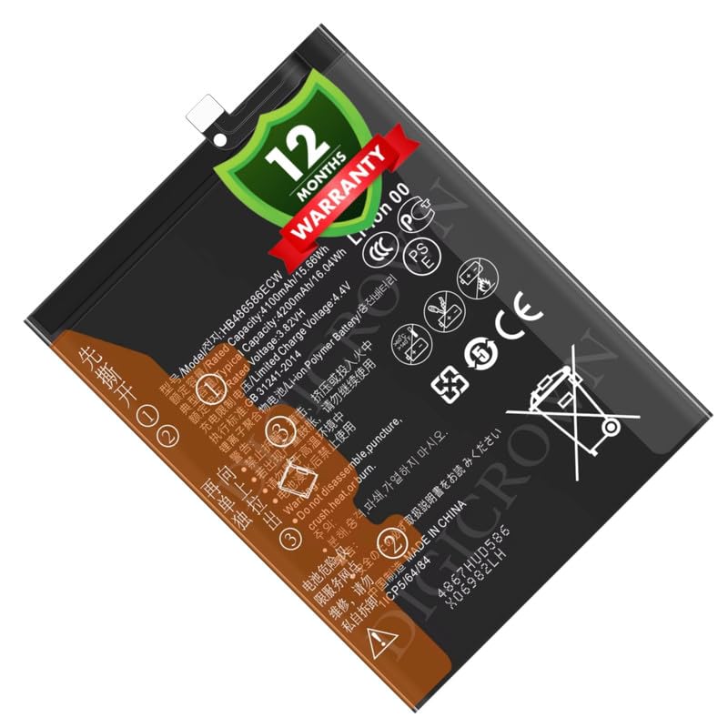 Image of Original HB486586ECW Battery Compatible for Huawei P40 Lite 4G (JNY-L21A, JNY-L01A, JNY-L21B, JNY-L22A, JNY-L02A, JNY-L22B, JNY-LX1) - (4200mAh) - 1 Year Warranty